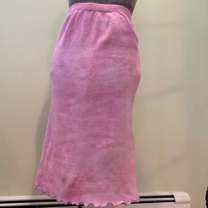 1-52  Vintage Sue Blue Tie Dye Skirt Small - Medium